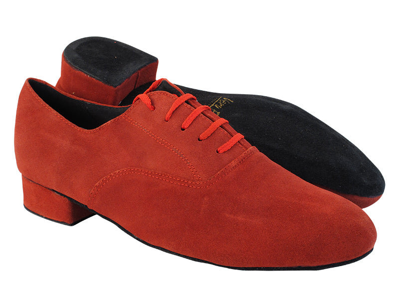 919101 284 Red Suede with 1&quot; Standard Heel in the photo