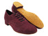 919101LEDSS Burgundy Lamb Suede Leather with 1" standard heel in the photo