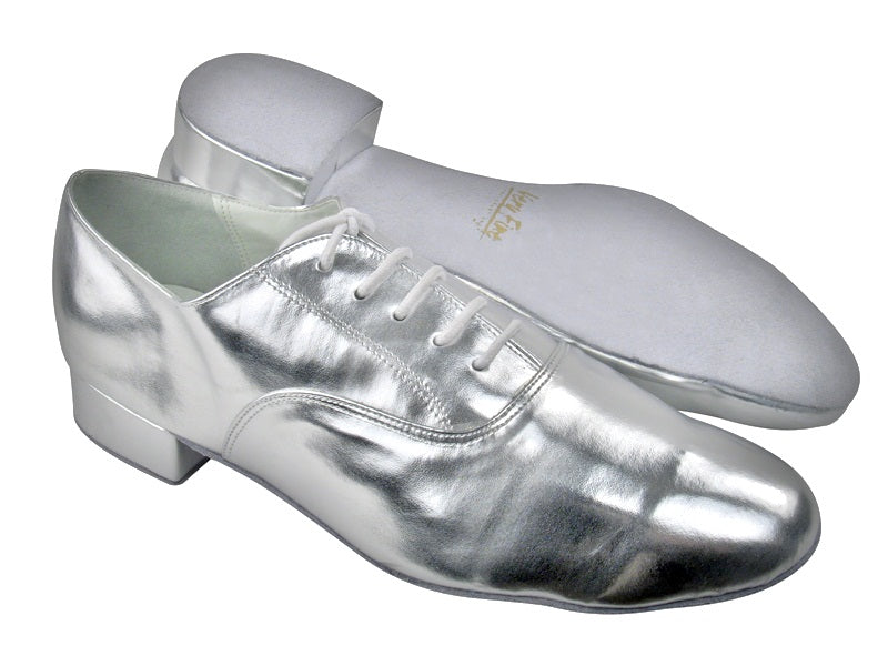 919101 Silver Leather with 1&quot; Standard heel in the photo