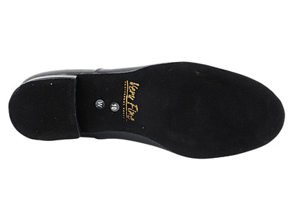 919101W Black Leather in wide width with 1" Standard Heel in the picture
