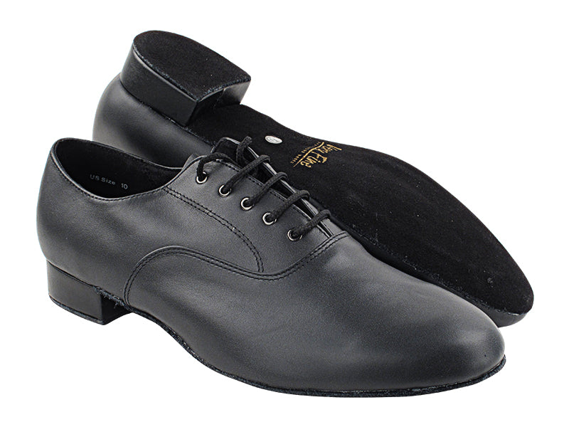 919101 Black Leather with 1&quot; Standard Heel in the picture