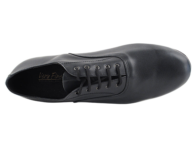 919101W Black Leather in wide width with 1" Standard Heel in the picture