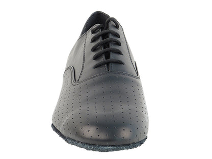 919101 Black Perforated Leather