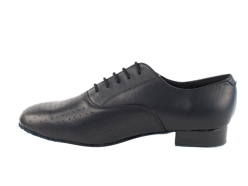 919101 Black Perforated Leather