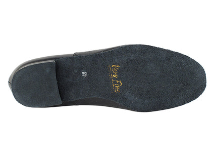 919101 Black Perforated Leather with 1" standard heel in the photo