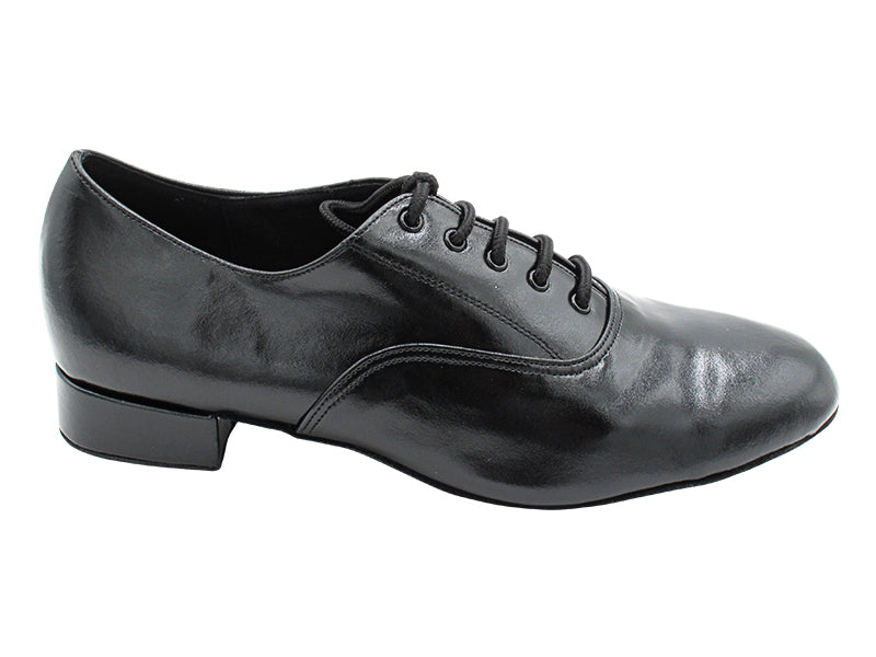 919101LEDSS Black Waxed Leather with 1" Standard Heel in the photo