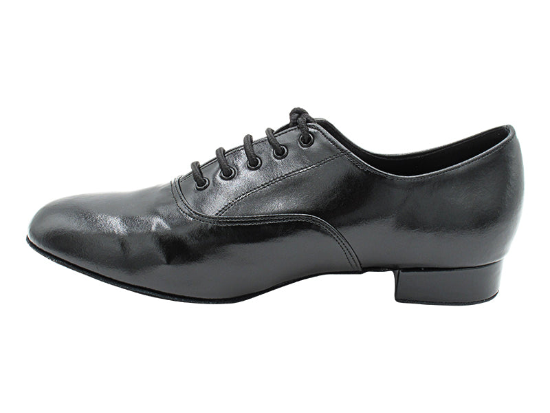 919101LEDSS Black Waxed Leather with 1" Standard Heel in the photo