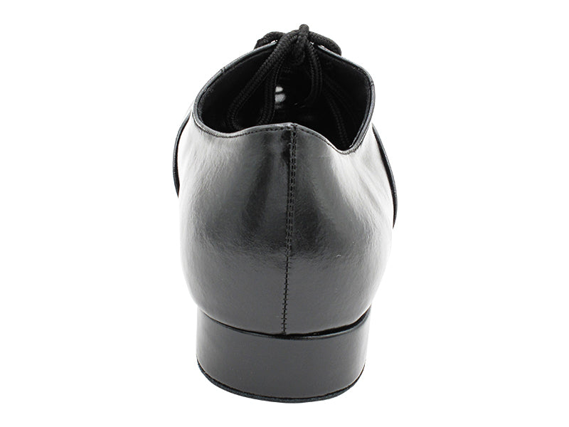 919101LEDSS Black Waxed Leather with 1" Standard Heel in the photo