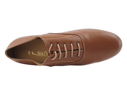 919101 Coffee Brown Leather with 1" heel in the photo