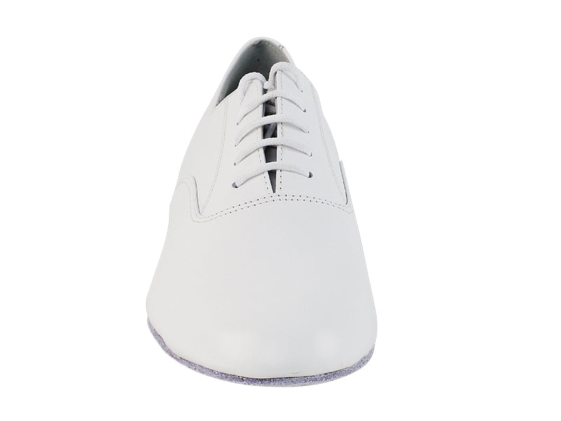 919101 White Leather with 1&quot; Standard Heel in the picture