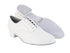 919101 White Leather with 1" Standard Heel in the picture