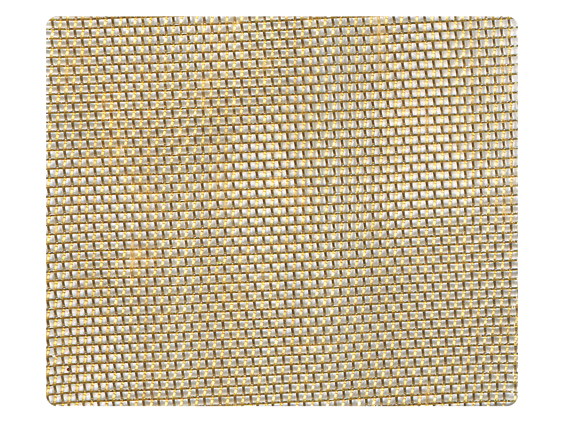 94 Gold Mesh Fabric Swatch