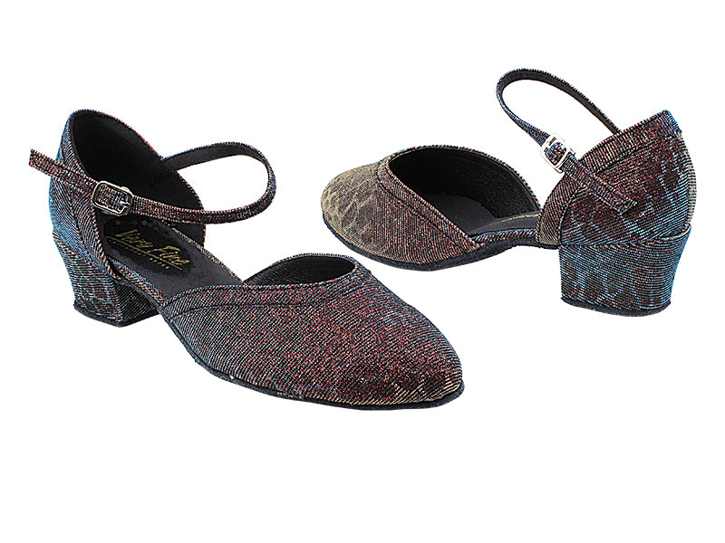 9621 95 Blue Illusion with 1.5&quot; Medium Heel in the photo