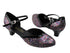 9621 189 Party Sparkle_Black Patent Trim with 1.3" Cuban heel in the photo