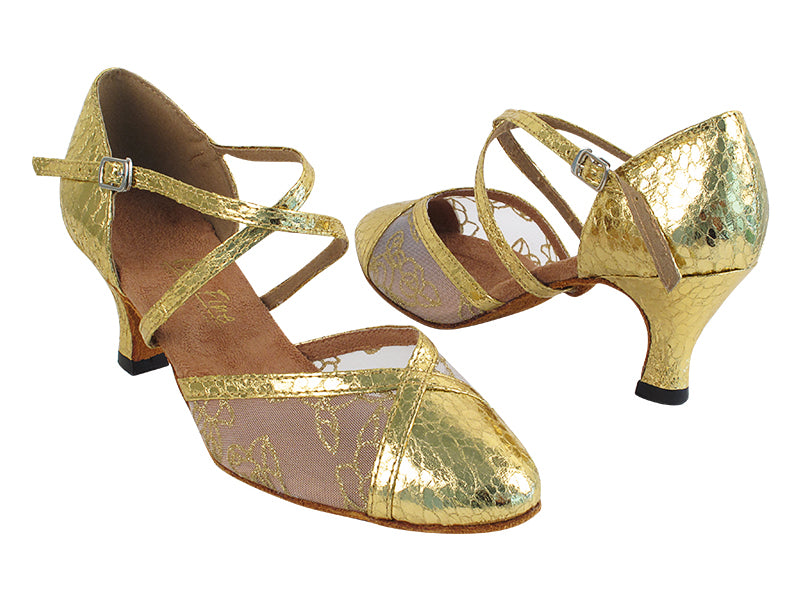 9622 204 Ultra Gold_79 Mesh with 2.5&quot; Heel (2899) in the photo