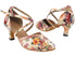 9622 287 Flower PU whole shoes with 2.5" Low Heel (2899) in the photo