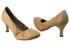 9624 157 Beige Brown Leather with 2.75" Heel in the photo