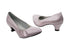 9624 233 Light Pink Satin with 1.3" Cuban Heel in the photo