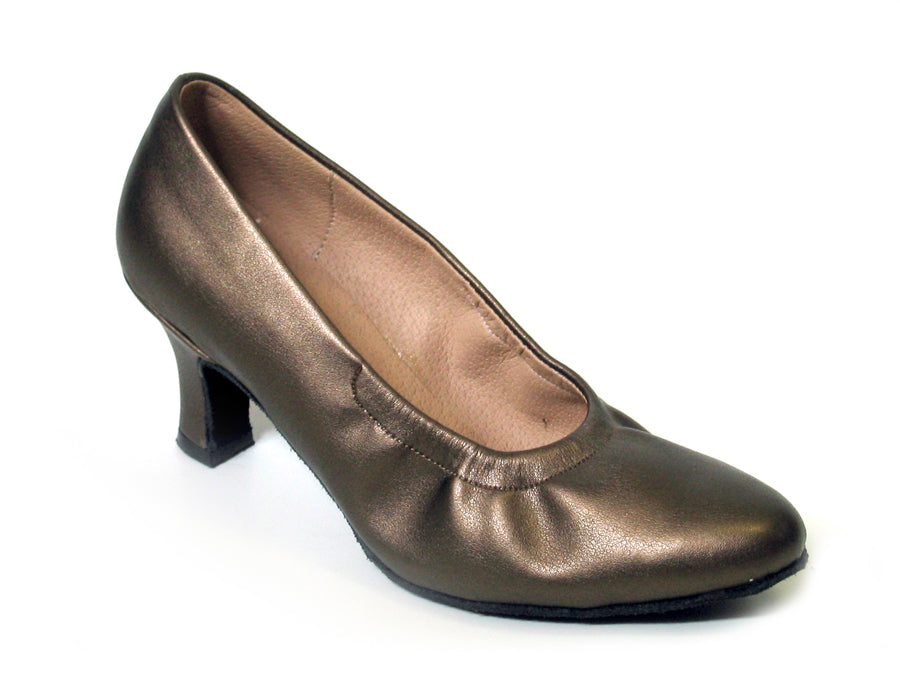 9624 Copper Leather with 2.5&quot; low heel in the photo