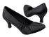 9624 Black Satin with 2.5" Low heel in the photo