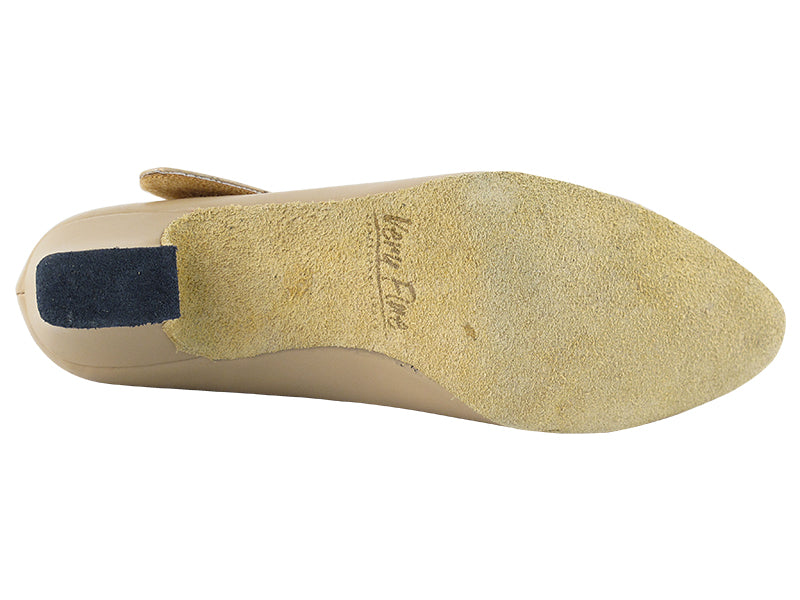 9626 Tan Leather with 2" Thick Cuban heel in the photo