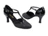 9627 127 Black Stardust_Black Patent Trim with 2.75" heel in the photo