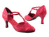 9627 211 Red Leather_Red Leather Trim with 2.75" heel in the photo