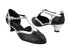 9627 Black Leather_221 Snake Silver Trim with 1.3" Heel (387) in the photo