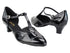 9627 Black Patent_Black Patent Trim with 1.3" Cuban Heel (387) in the photo