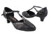 9627 Black Scale_Black Patent Trim with 1.3" Cuban Heel (387) in the photo