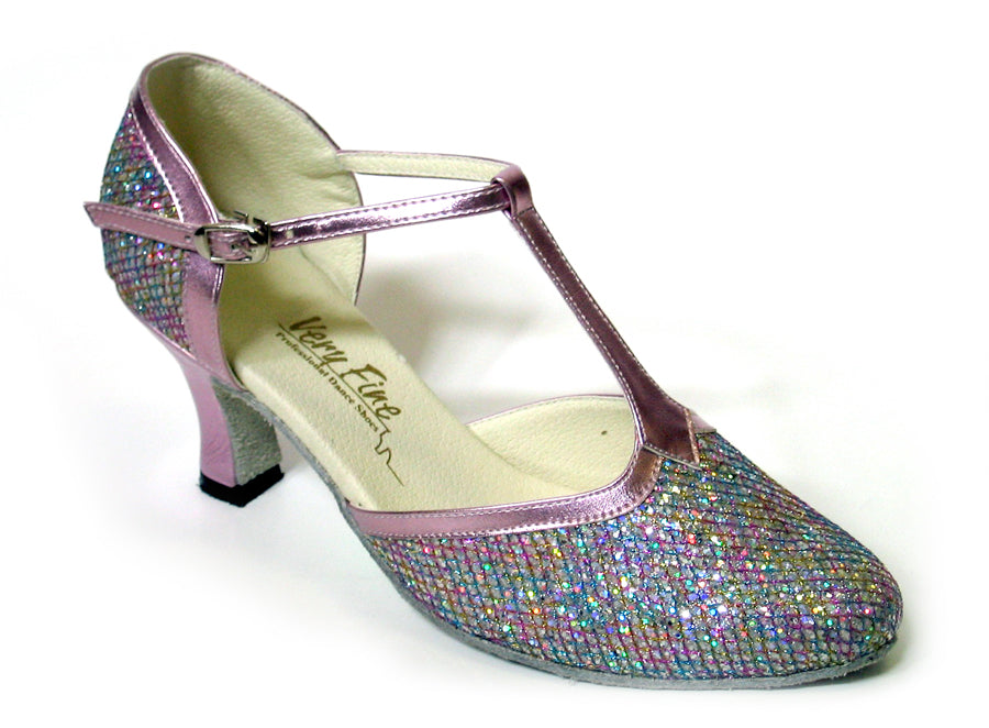 9627 Sparklenet violet et bordure violette