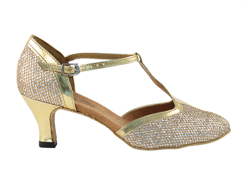 9627 Gold Sparklenet &amp; Gold Trim