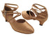 9691DX_6817DX 167 Tan Satin with 1.3" Cuban Heel (387) in the photo