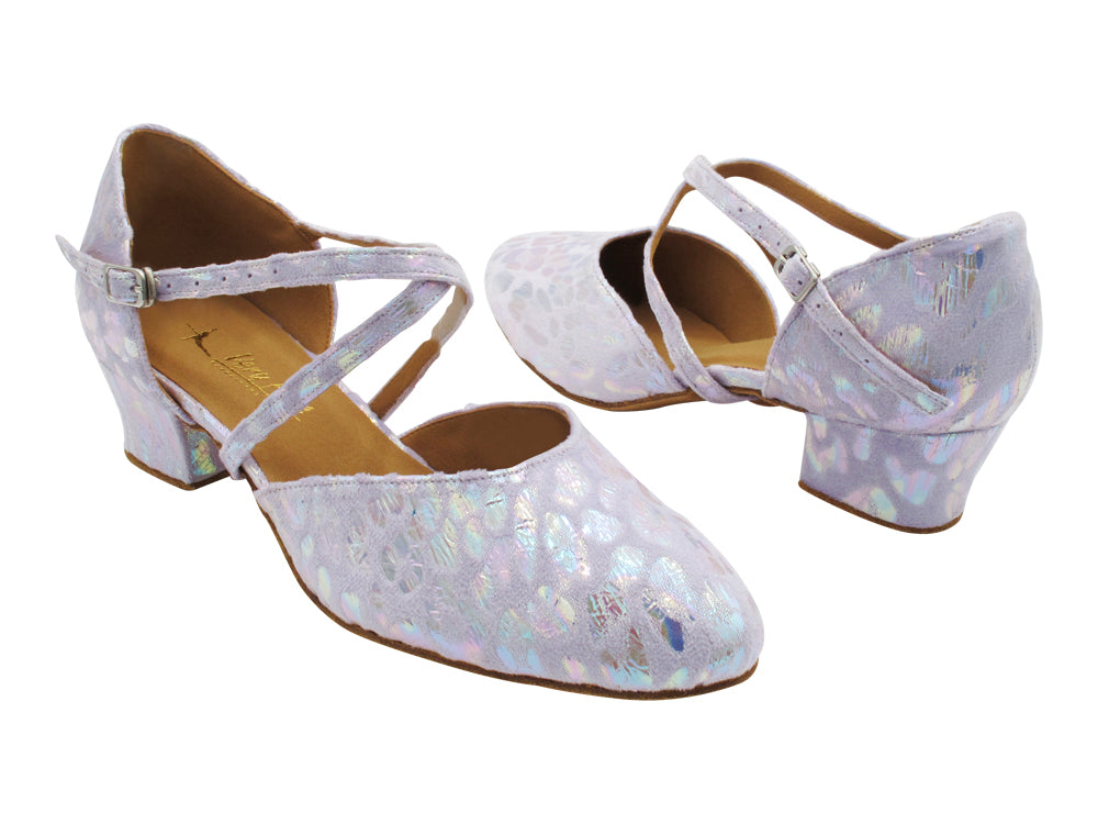 9691LEDSS Lavender Iridescent Seashells with 1.5" Heel (2001) in the photo