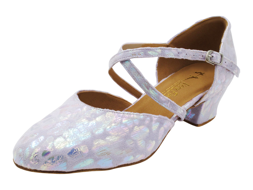 9691LEDSS Lavender Iridescent Seashells with 1.5" Heel (2001) in the photo