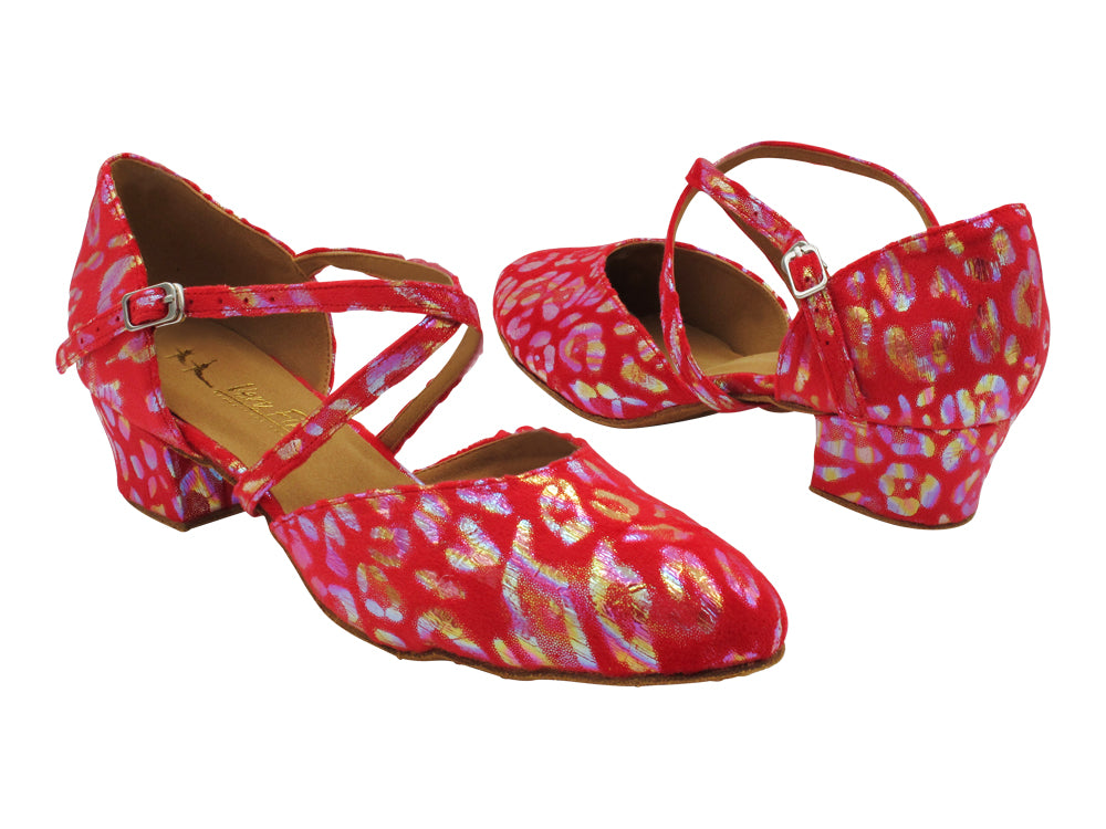 9691LEDSS Red Iridescent Seashells with 1.5" Heel (2001) in the photo
