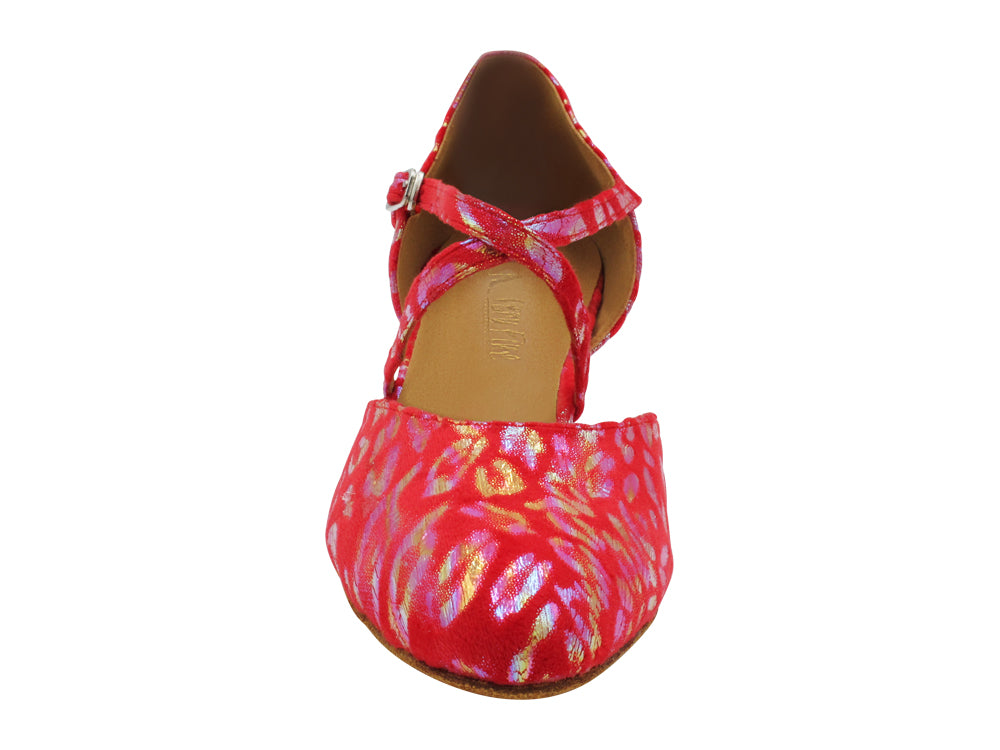 9691LEDSS Red Iridescent Seashells with 1.5" Heel (2001) in the photo