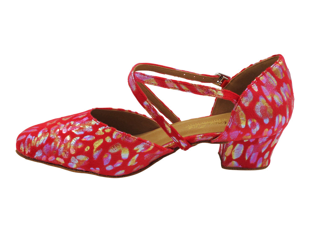 9691LEDSS Red Iridescent Seashells with 1.5" Heel (2001) in the photo