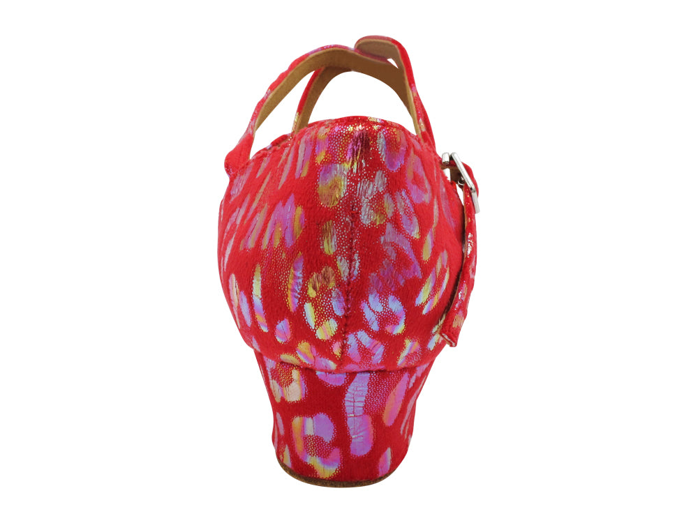 9691LEDSS Red Iridescent Seashells with 1.5" Heel (2001) in the photo