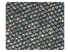 97 Black Sparklenet Fabric Swatch