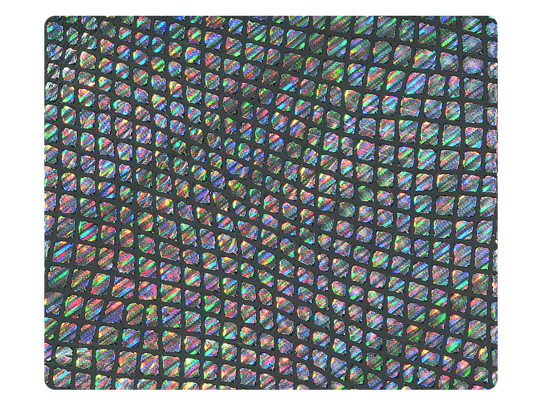 97 Laser Black PU Fabric Swatch