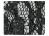 98 Black Lace Grey Satin Fabric Swatch