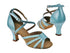 C1601 BF23 Light Blue Spakle_BC10 Light Blue Light Leather_Flesh Mesh with 2.5" heel in the photo