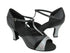 C1617 Black Leather & Black Scale with 2.5" heel in the photo