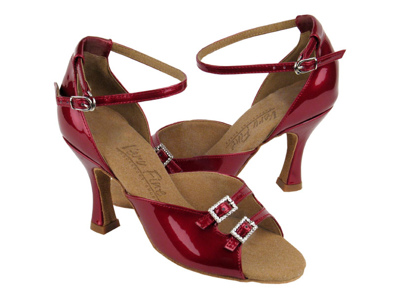 C1620 Red Patent with 3&quot; Flare heel in the photo