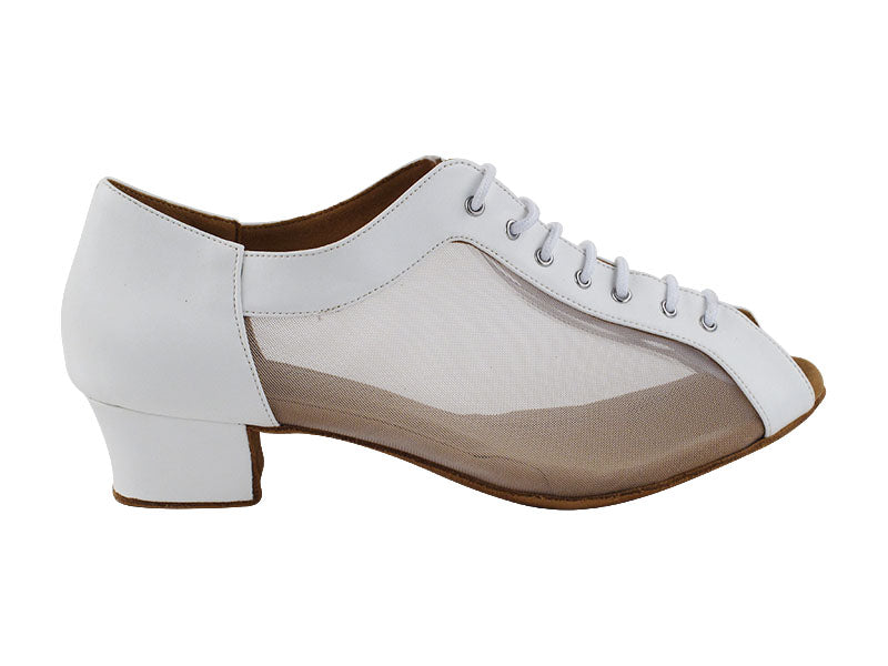 C1643 218 White Leather_White Mesh with 1.5&quot; Heel (NTD) in the photo