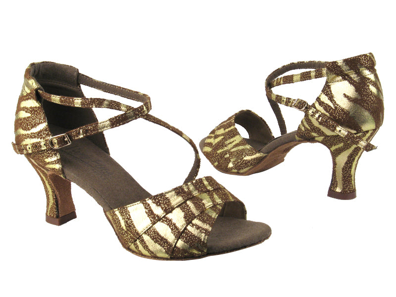 C1659 BD39 Zebra Tan with 2.5" heel in the photo