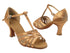 C16612 211 Tan Satin_Flesh Mesh with PG-11046_2.5" Heel in the photo