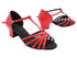 C16612 217 Red Leather & Black Mesh with 1.6" Medium Heel (NJ) in the photo