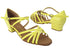 C1670C 226 Fluorescent Grass Yellow Patent with 1.5 inch Heel (Heel Code 200-222) in the photo